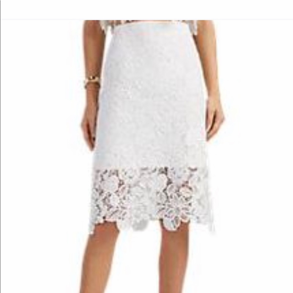 MANNING CARTELL Floral Lace Pencil Skirt NWT